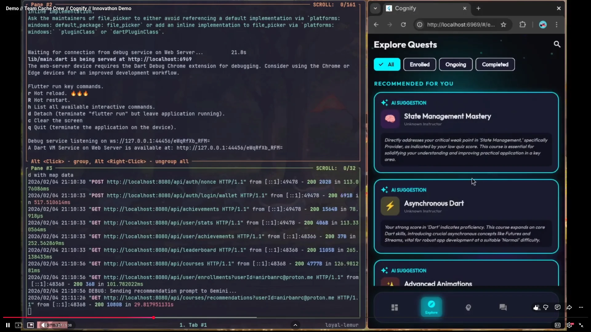 Screenshot of Cognify