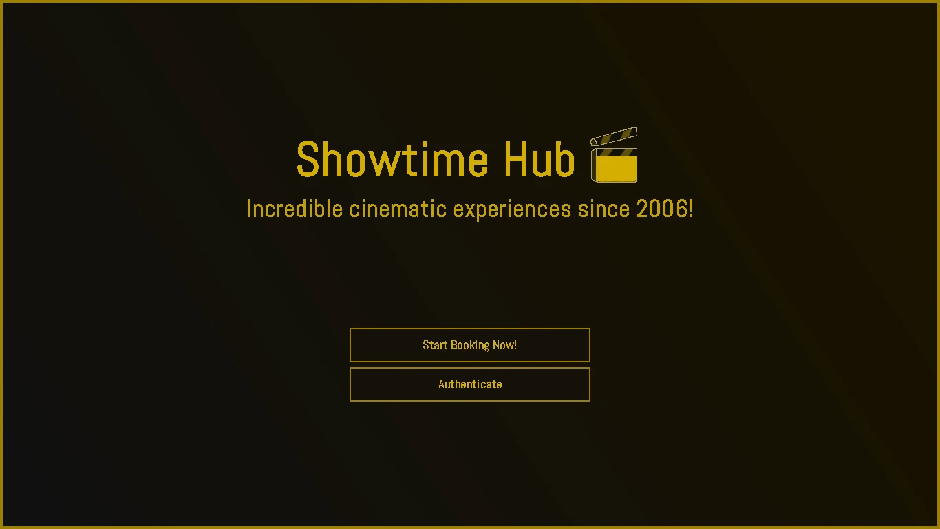 Screenshot of Showtime Hub